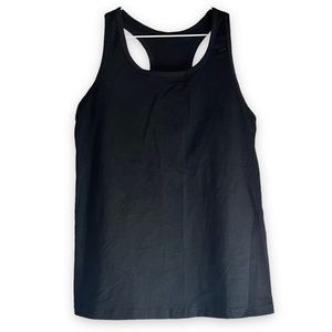 NEW Anyfit Wear Black Racerback Workout Tank Top with Built in Bra Plus Size XXL